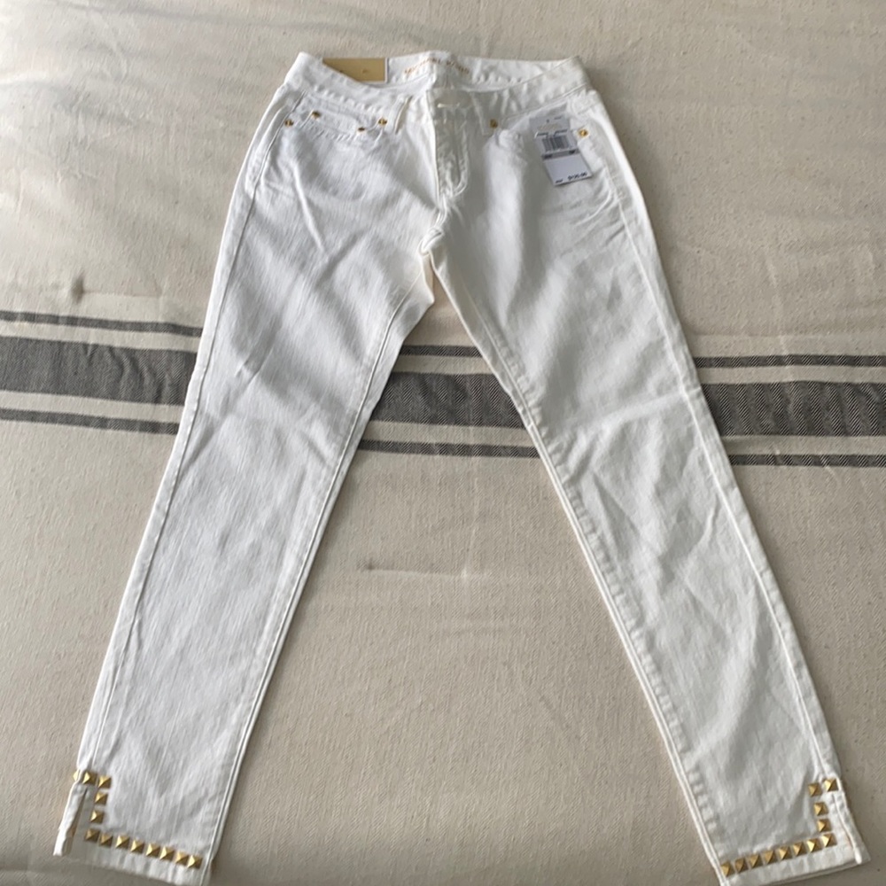 *NWT* Michael Kors Izzy White Skinny Jeans
